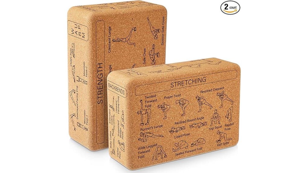 halloscume beige cork blocks