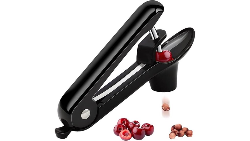 handheld cherry pitter lock