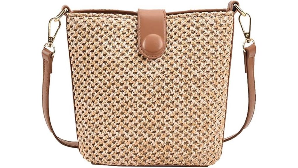 handmade rattan beach crossbody