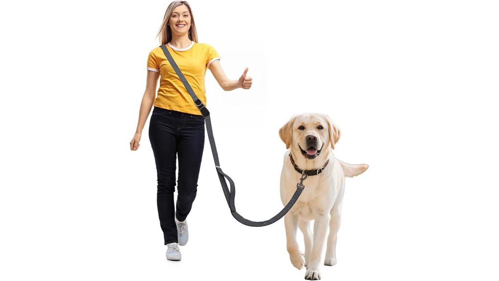 hands free reflective dog leash
