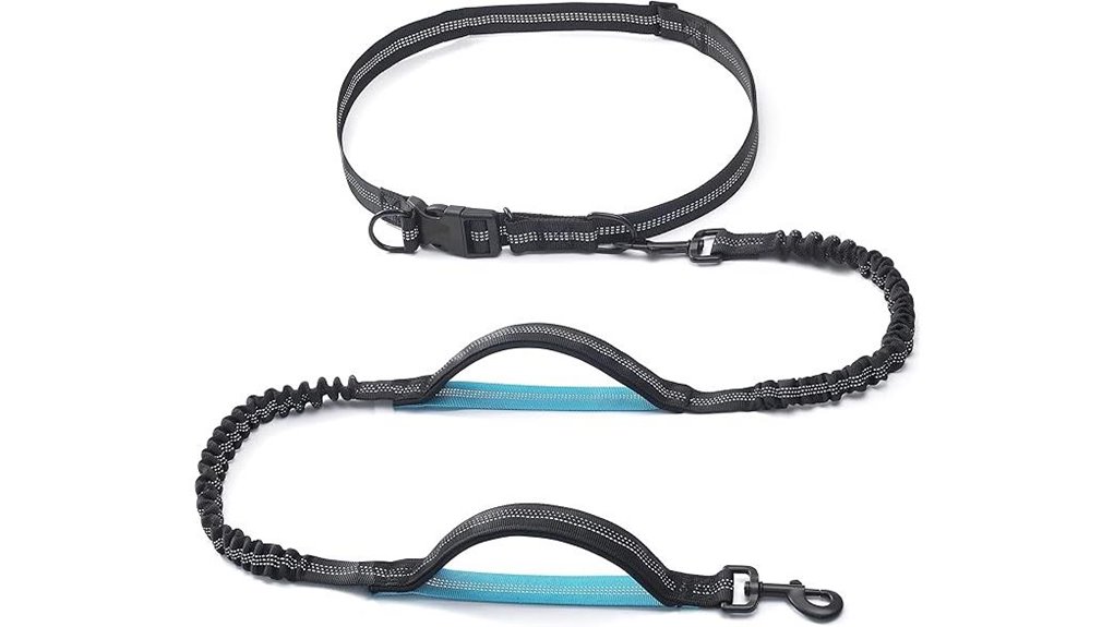 hands free retractable dog leash