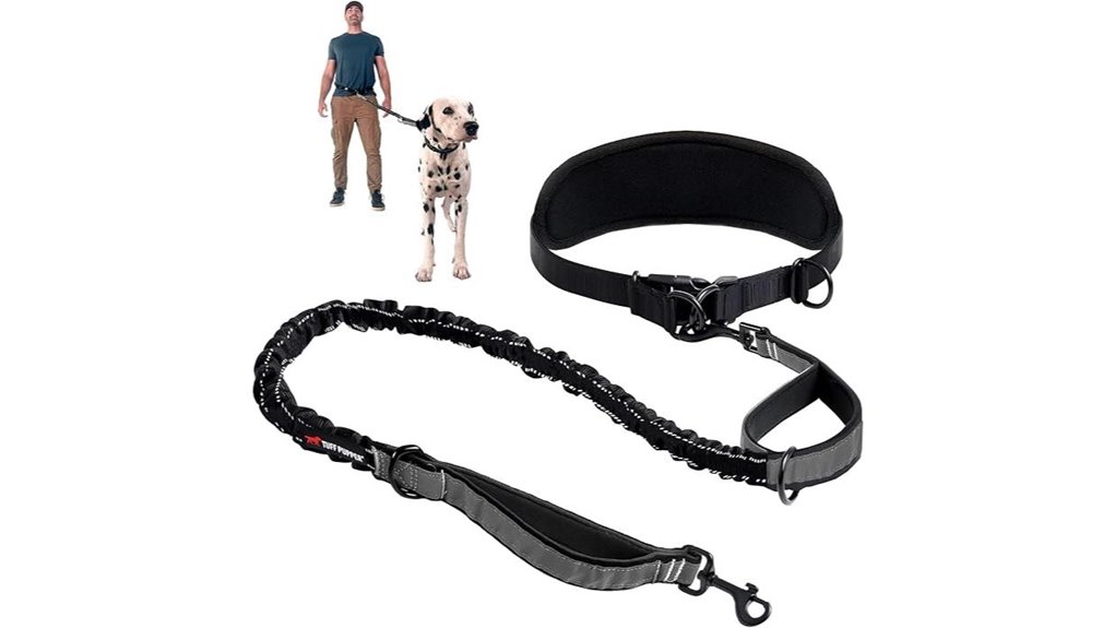 hands free shock absorbing 125lb leash