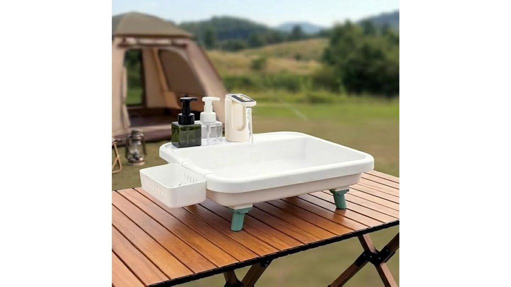 handwashing faucet drain station