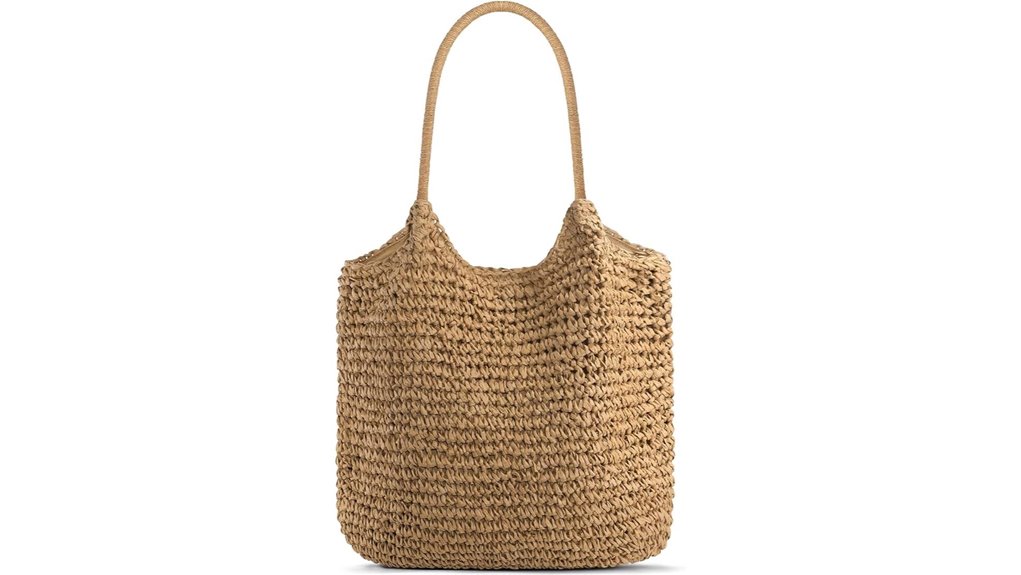 handwoven straw beach tote