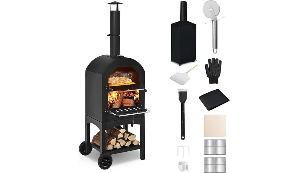 happygrill outdoor pizza oven