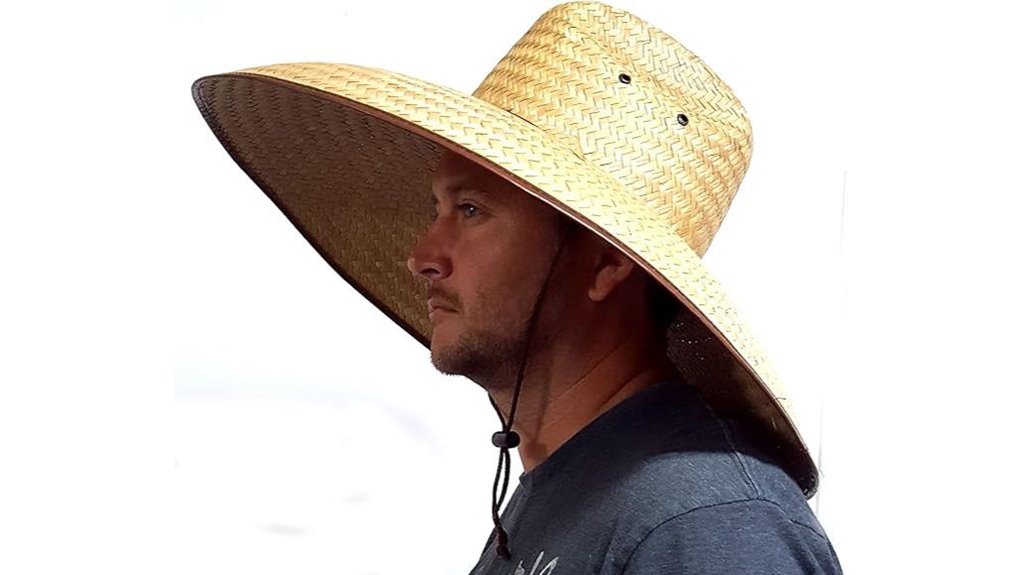 hard shell wide brim tan