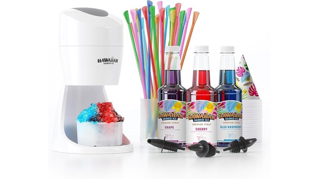 hawaiian shaved ice trio
