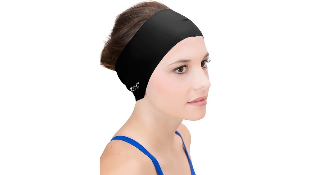 headband under swimming caps