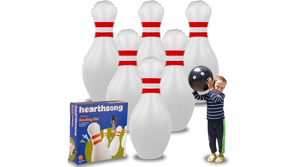 hearthsong giant inflatable bowling