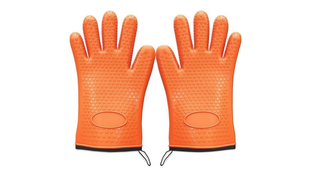 heat resistant silicone non slip gloves
