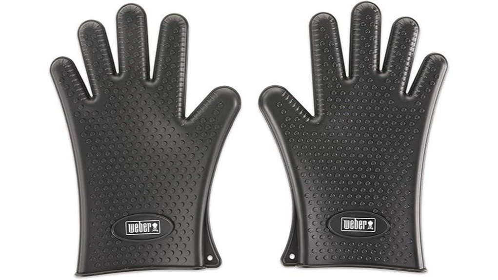 heat resistant weber silicone gloves