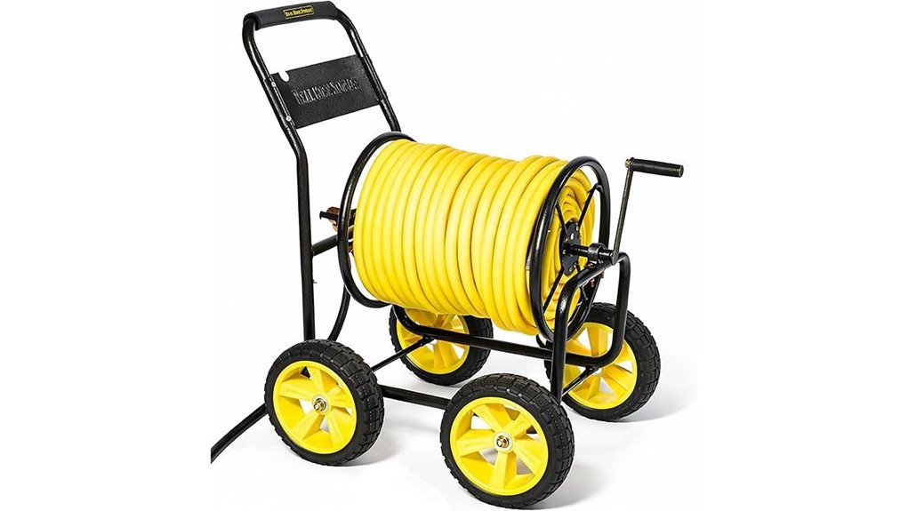 heavy duty 250ft hose cart