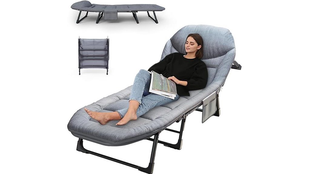 heavy duty 550 lb folding cot