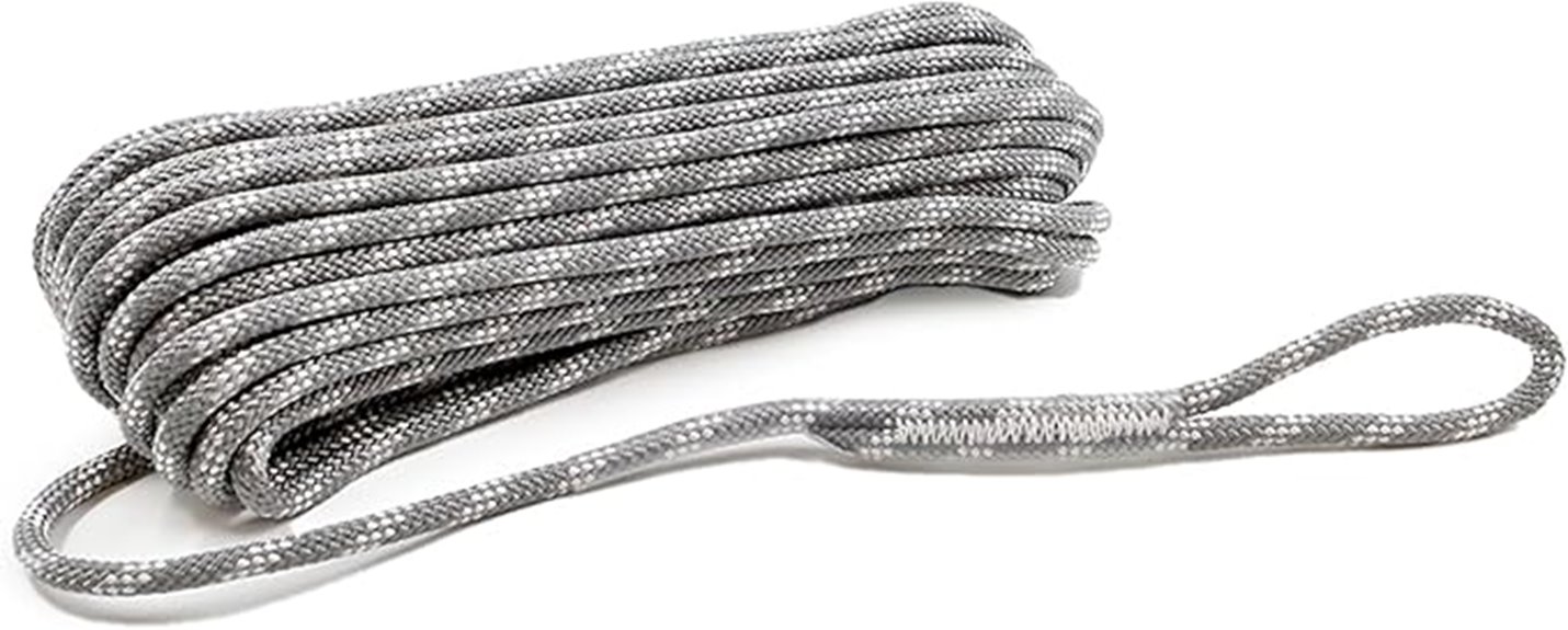 heavy duty 6mm gray rope