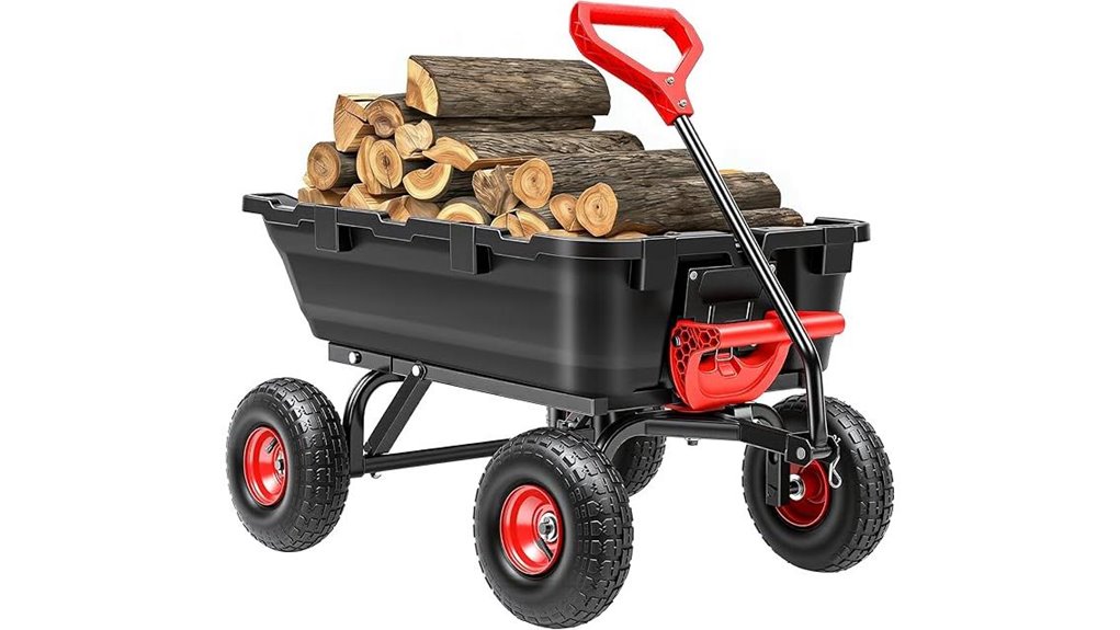 heavy duty 900lb pneumatic wheelbarrow