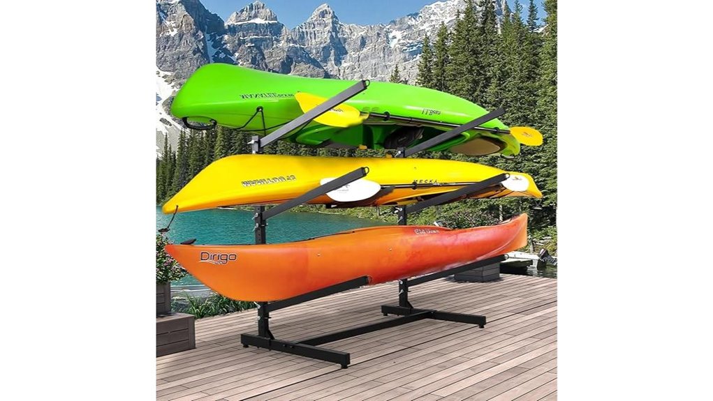 heavy duty adjustable kayak rack