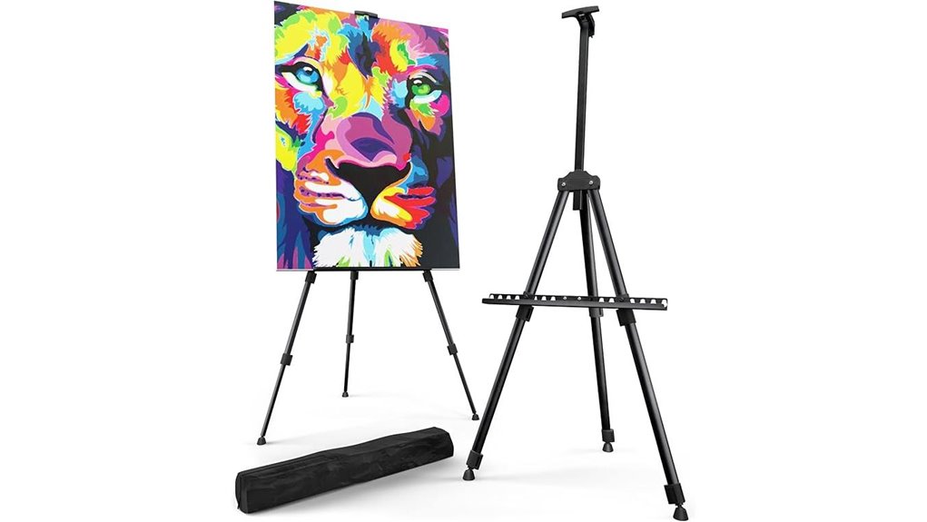 heavy duty adjustable tripod easel