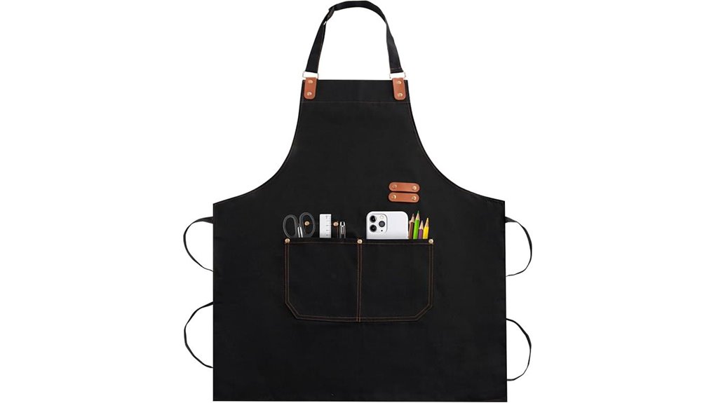 heavy duty apron with pockets