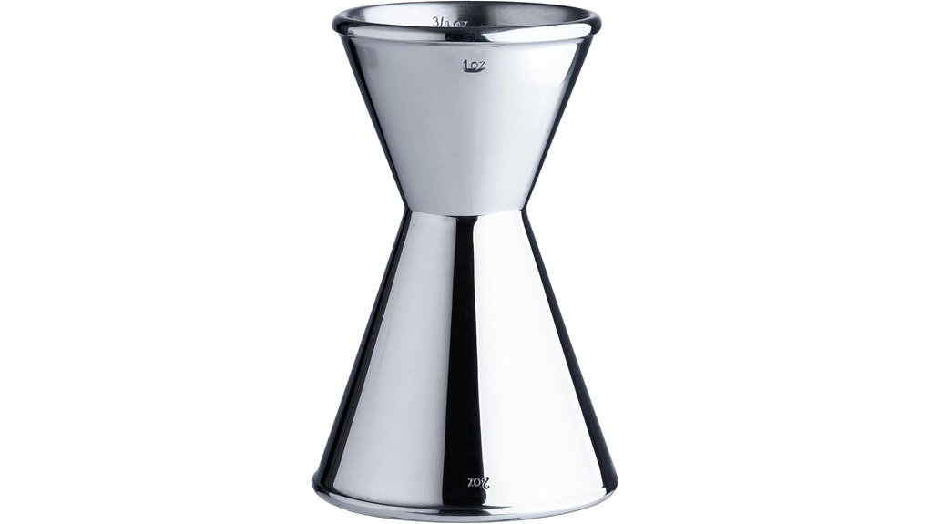 heavy duty stainless cocktail jigger