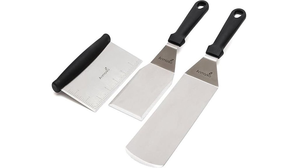 heavy stainless chef spatulas