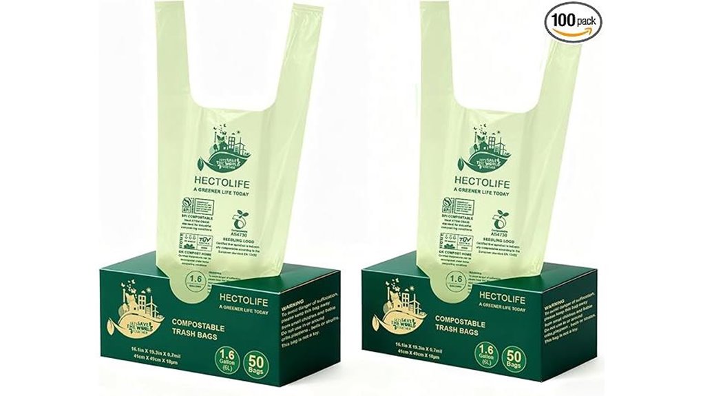 hectolife compostable kitchen bags