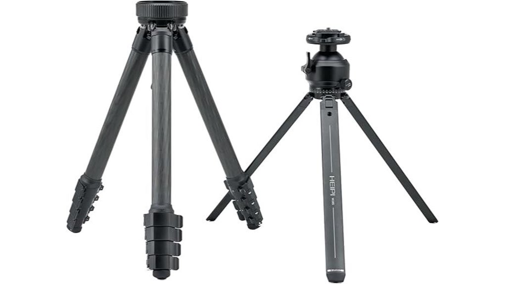 heipi carbon fiber tripod