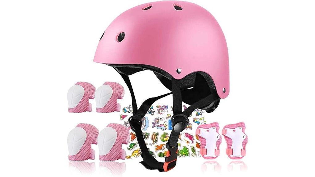 helmet featuring knee elbow wrist pads