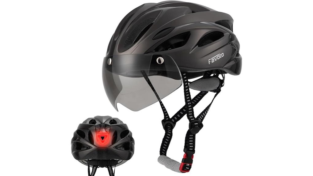 helmet with led light