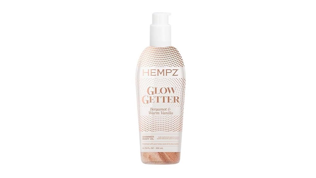 hempz hydrating shimmer oil