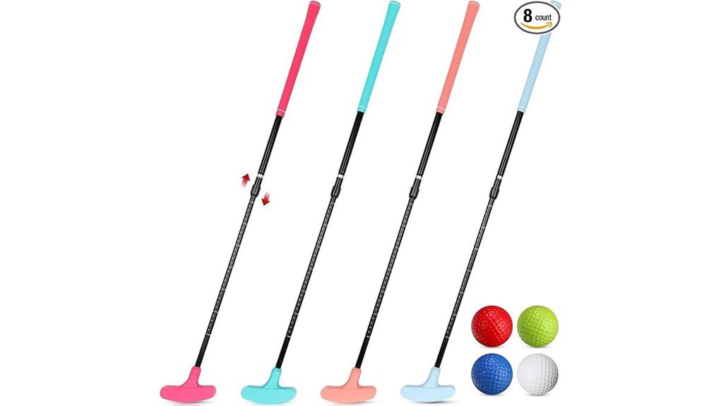 hiboom 4 pack adjustable putters