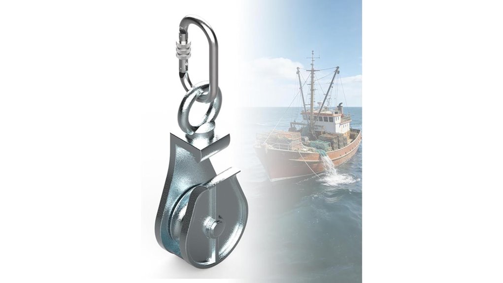 high capacity easy install pull block