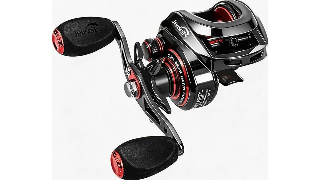 high speed drag clicker baitcaster