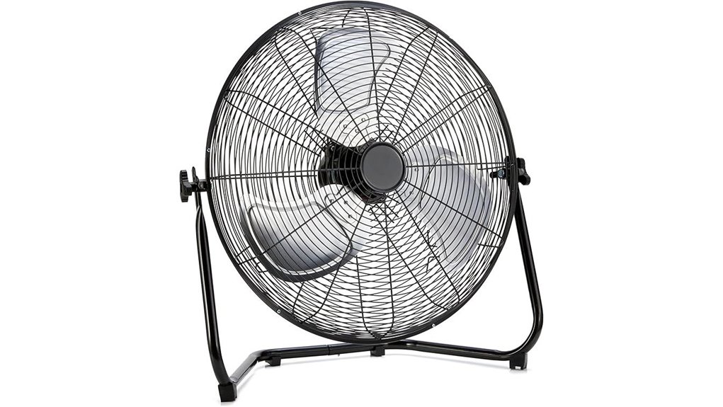 high velocity 20 inch floor fan