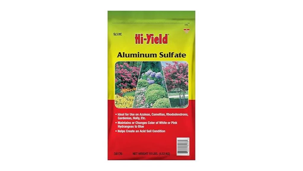 high yield 10lb aluminum sulfate