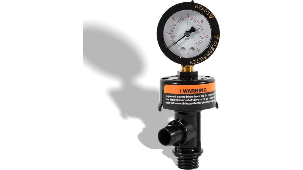 highflow manual relief gauge