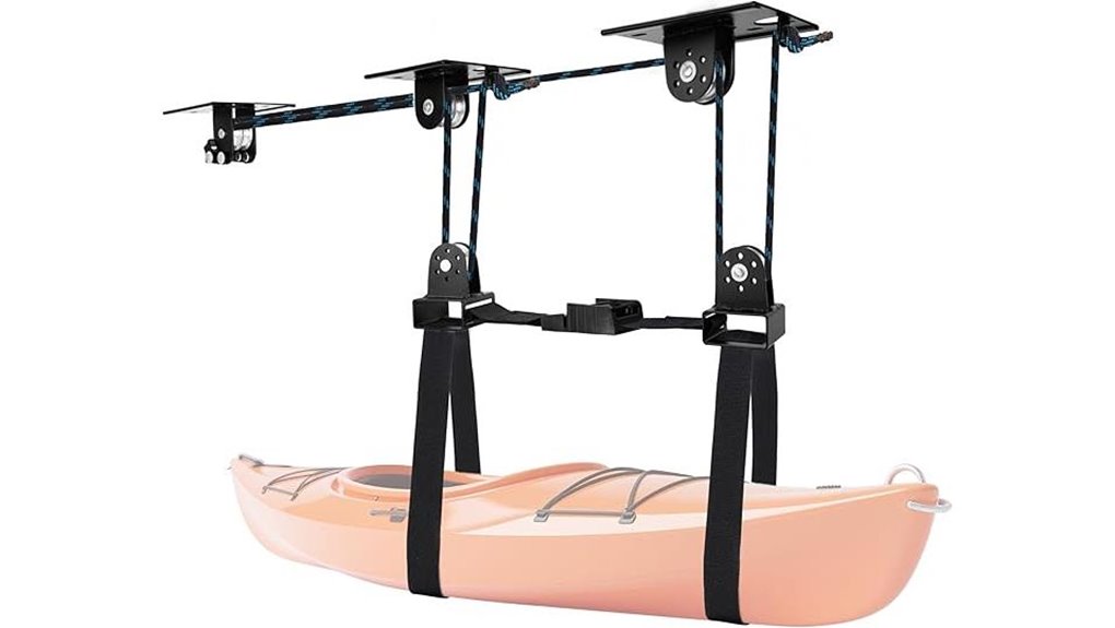 hikeen 150lb kayak hoist