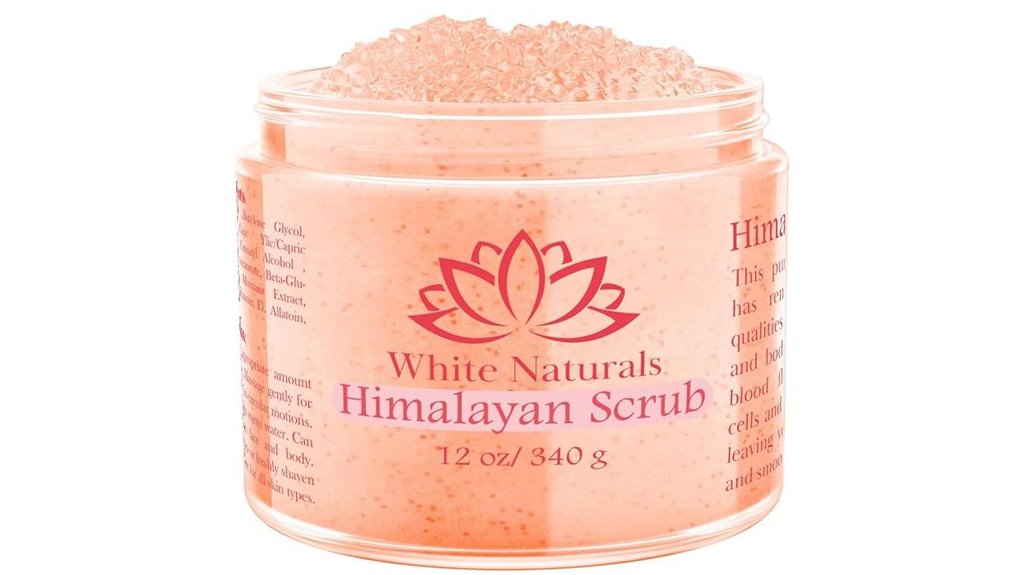 himalayan pink salt scrub