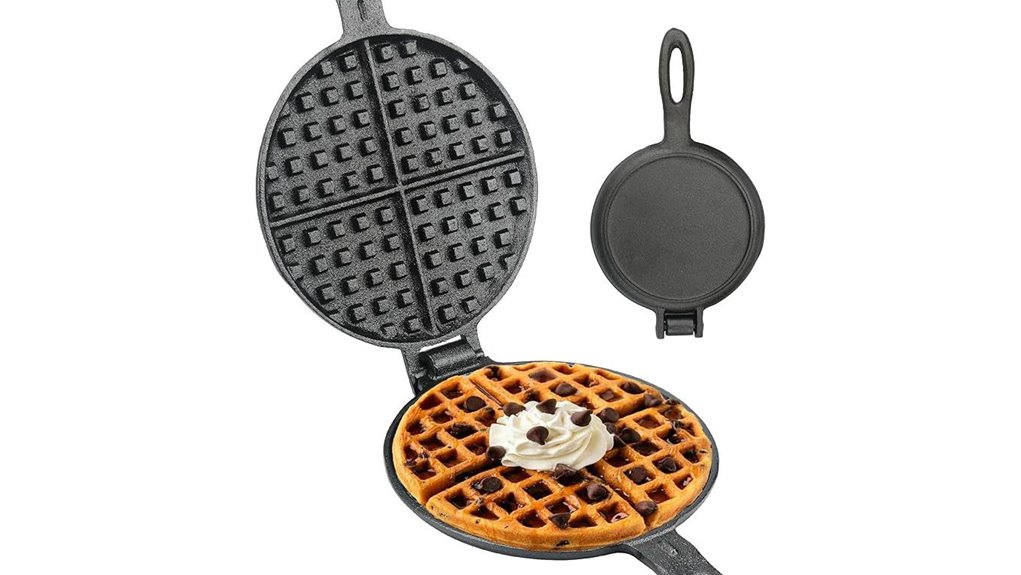 hinged 7 inch cast iron