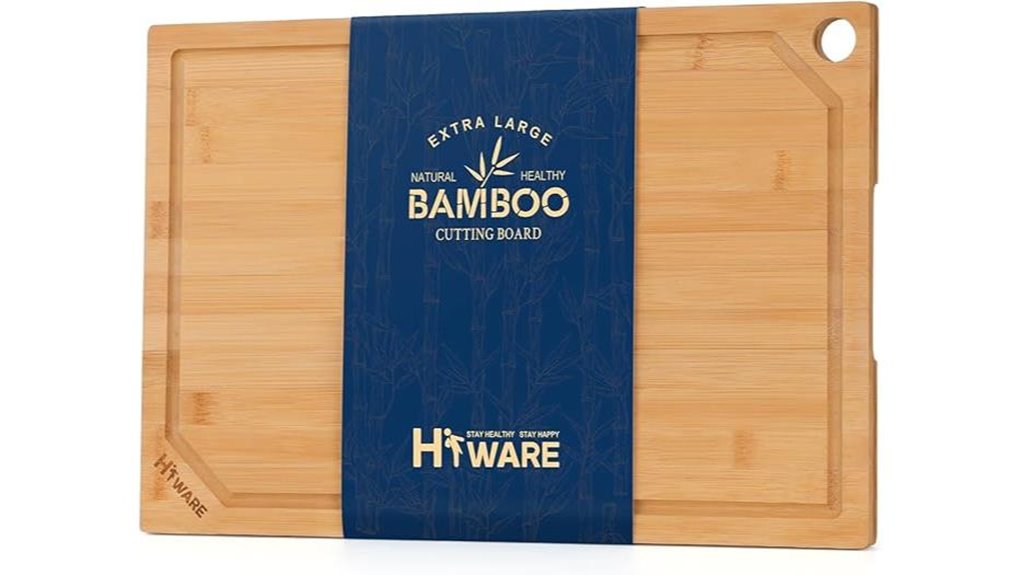 hiware bamboo cutting groove