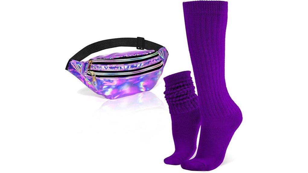 holographic cross body fanny pack