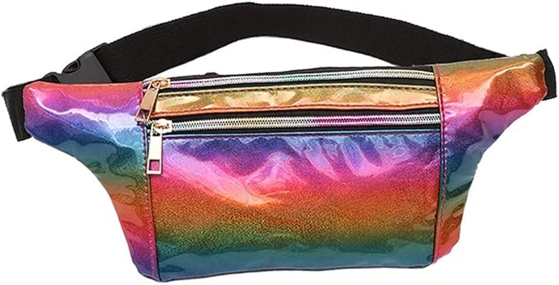 holographic waist adjustable belt
