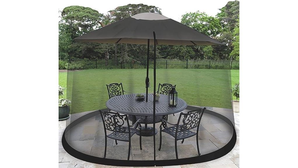 homeroots 9 foot mosquito umbrella