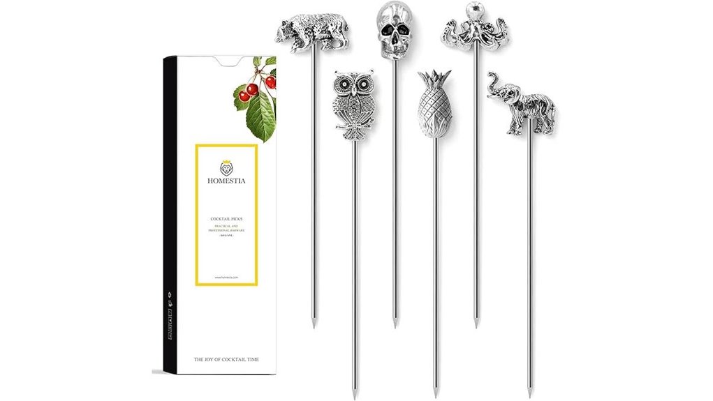 homestia 6 piece stainless steel