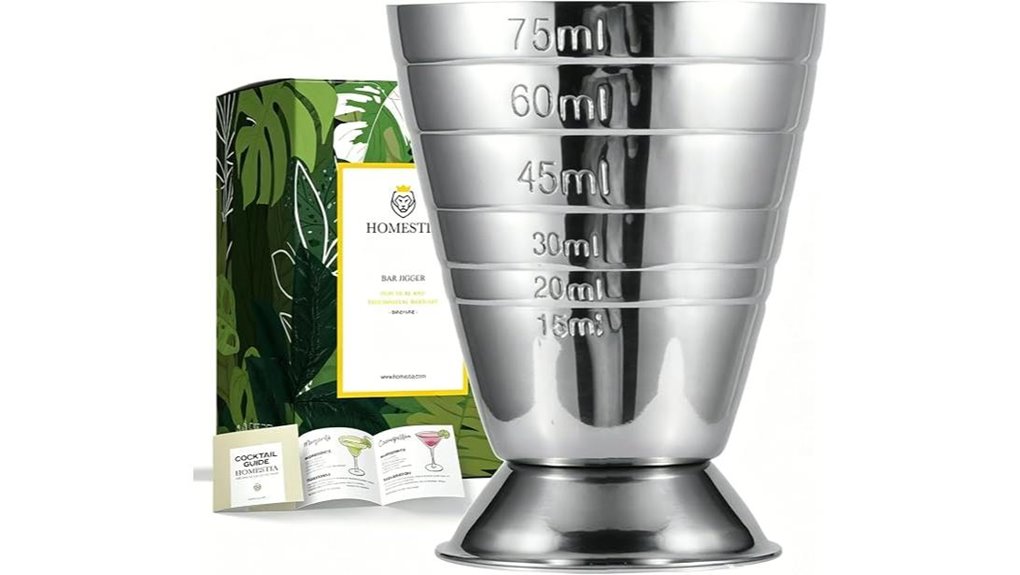 homestia 75ml steel jigger
