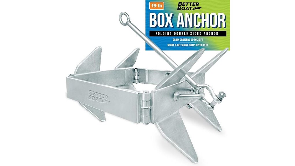 hot dip dual sided folding anchor