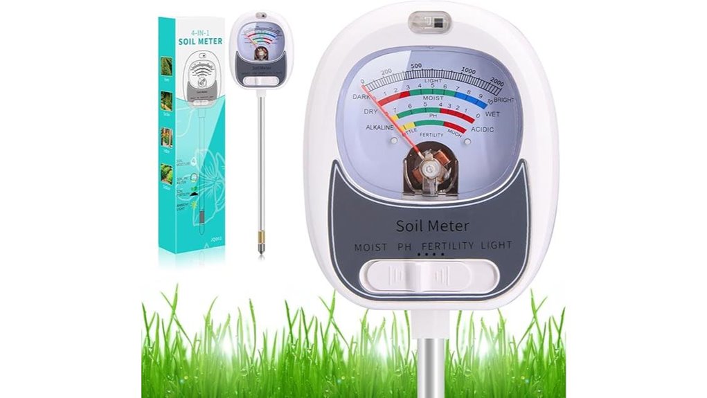 hslgove 4 in 1 soil tester