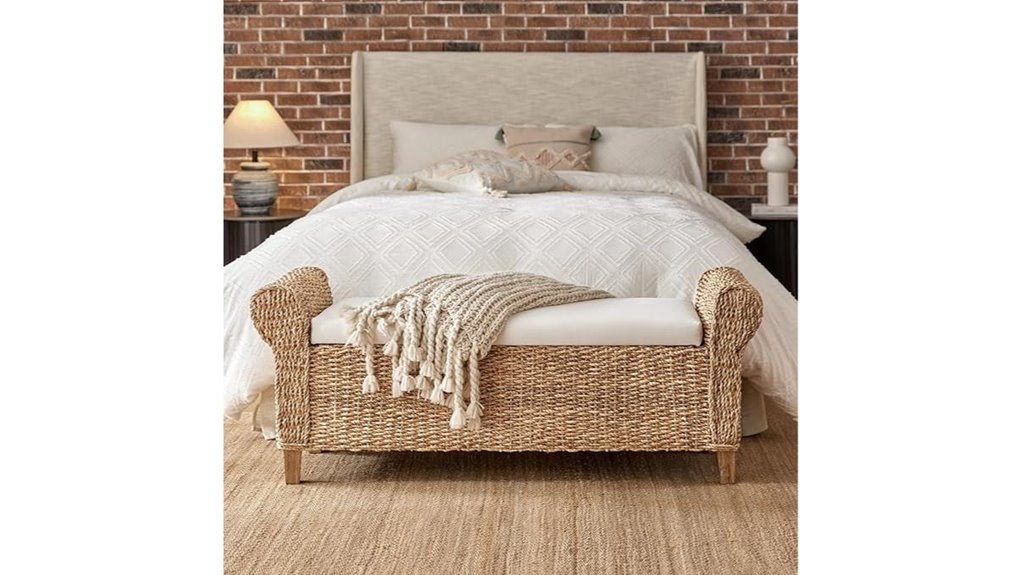 hulala rattan storage bench