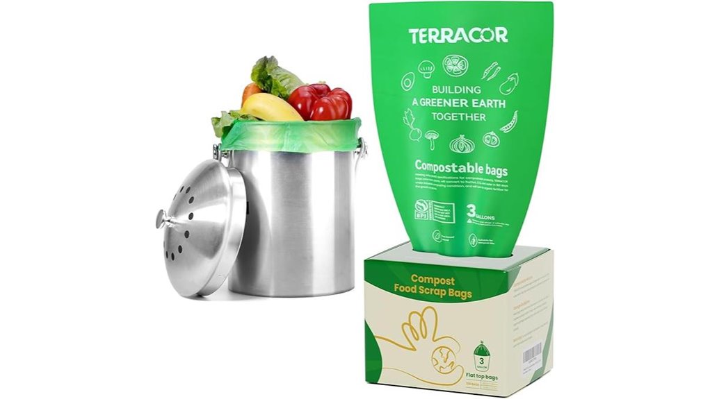 hundred 3 gallon compostable scraps