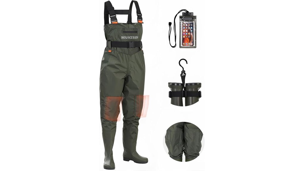 huntsen 2 ply chest waders