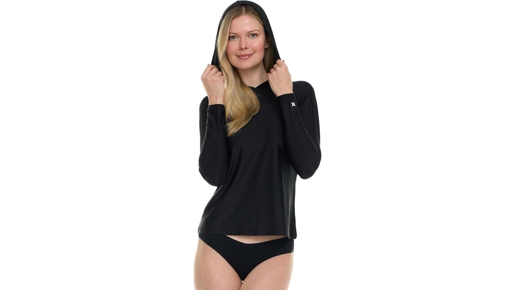 hurley quick dry hooded rashguard